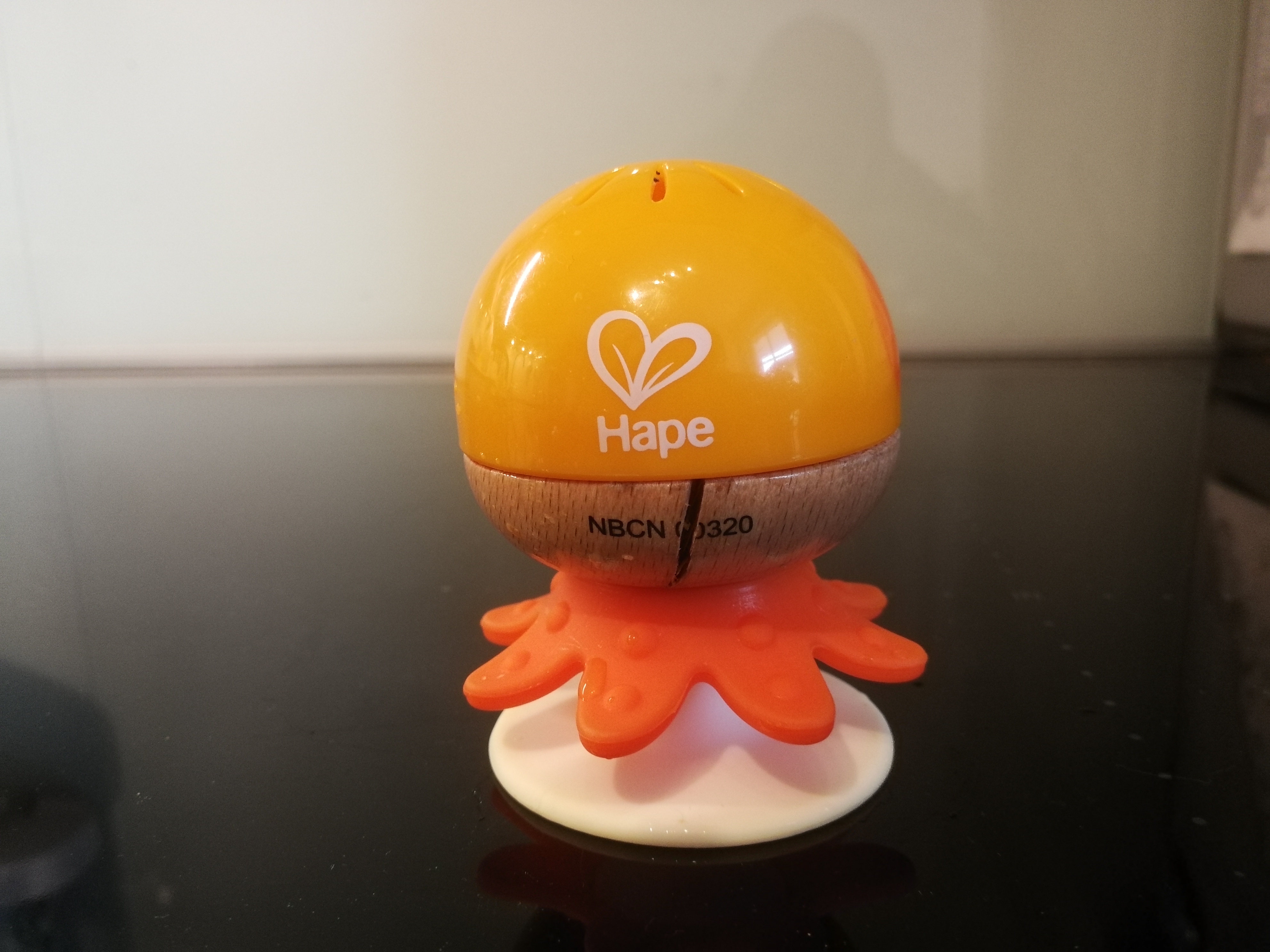 Hape Giocattoli per l'infanzia Set Sonagli sempre in piedi animali marini 3 pezzi