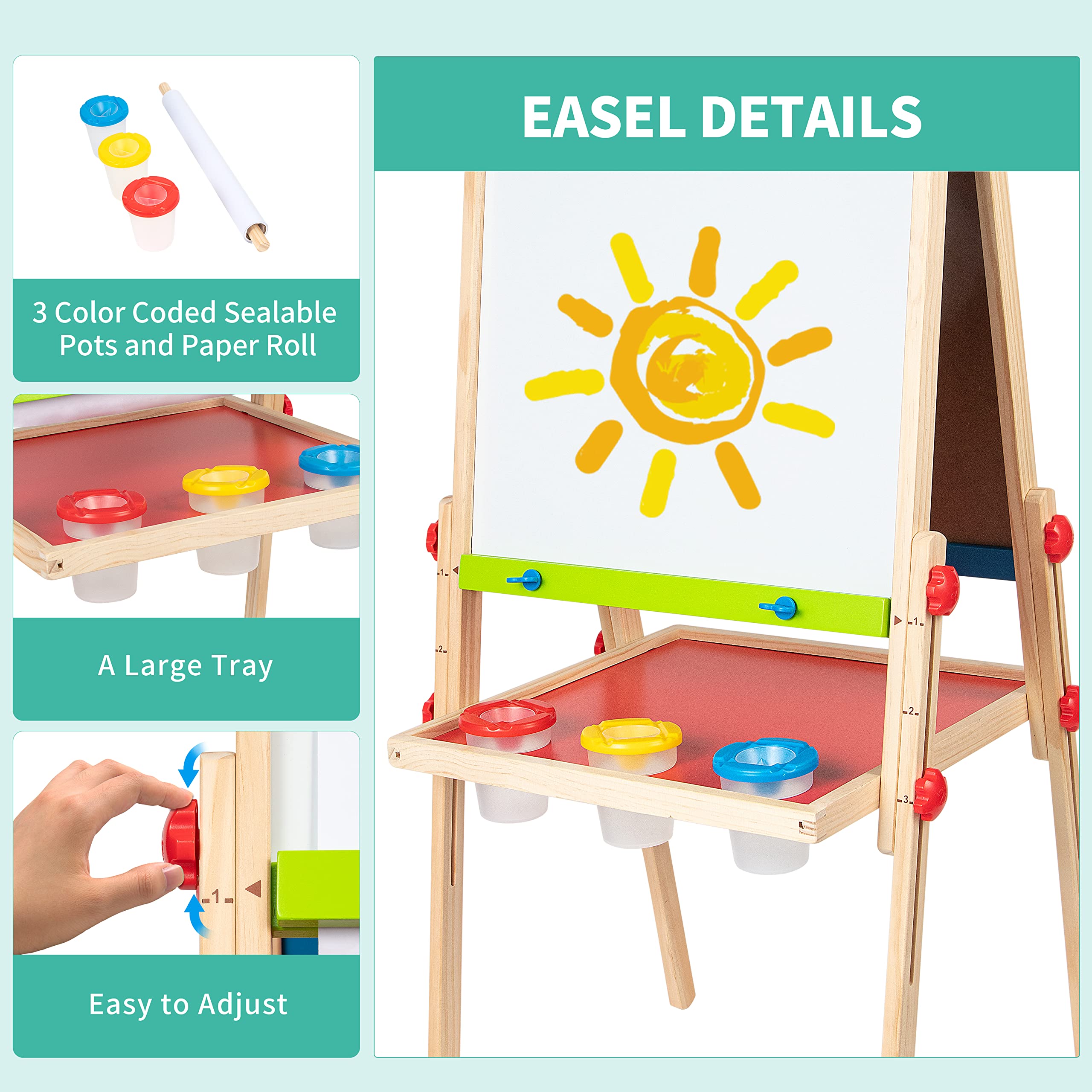 Hape Arte e creatività Lavagna Multiattività lavagna regolabile