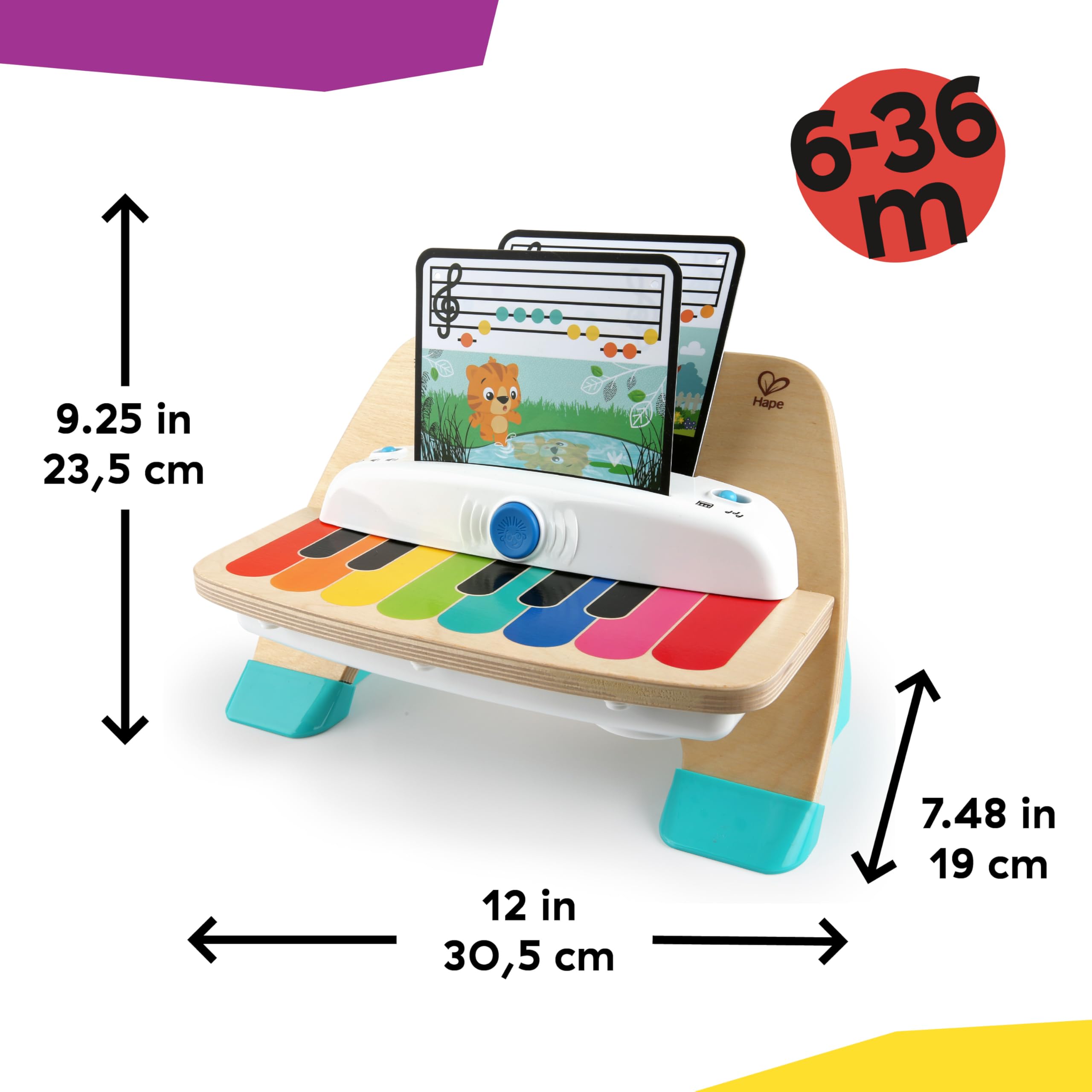 Baby Einstein Magic Touch Piano pianoforte giocattolo in legno