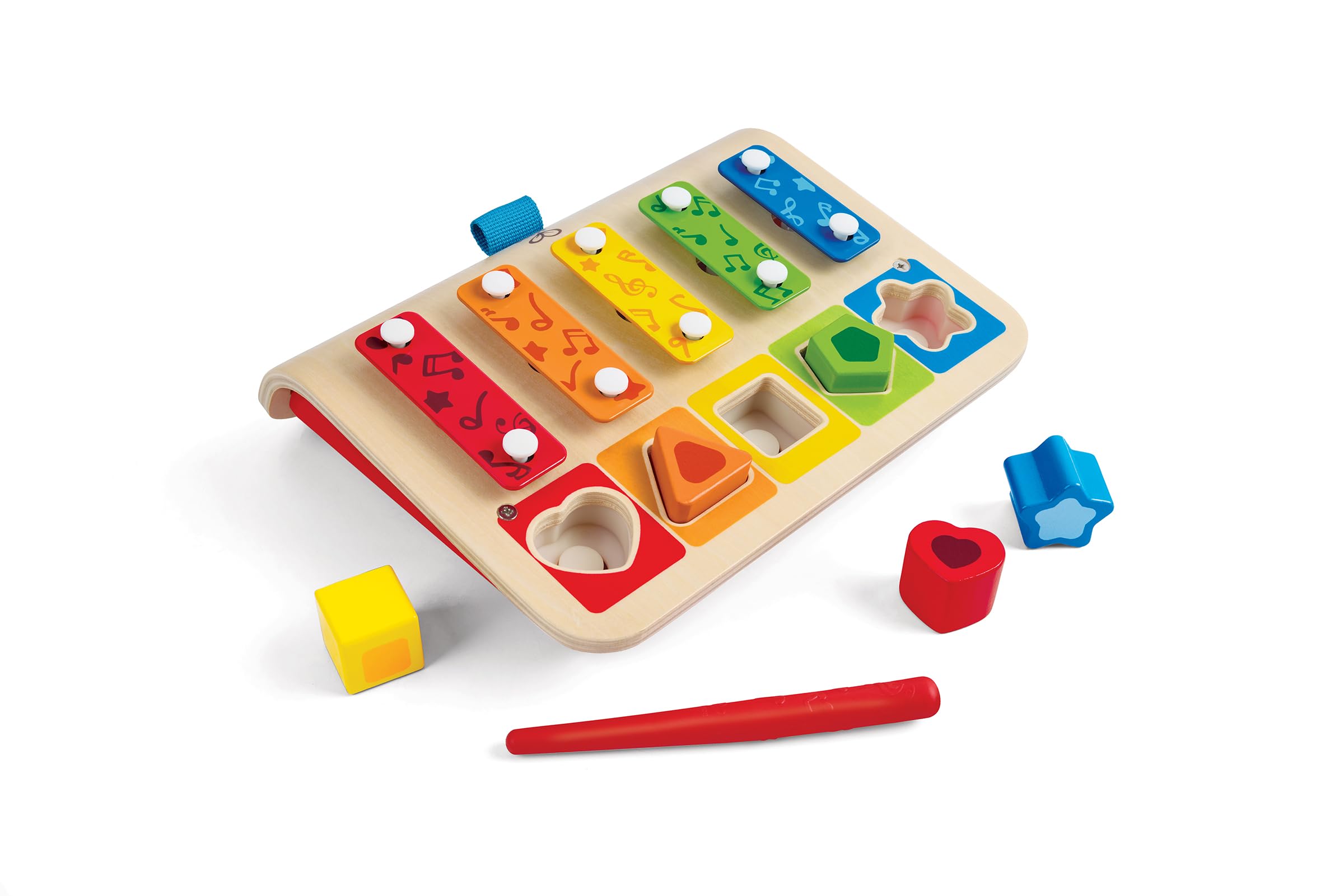 Hape Giochi musicali Xilofono Forme Geometriche xilofono legno multifunzione
