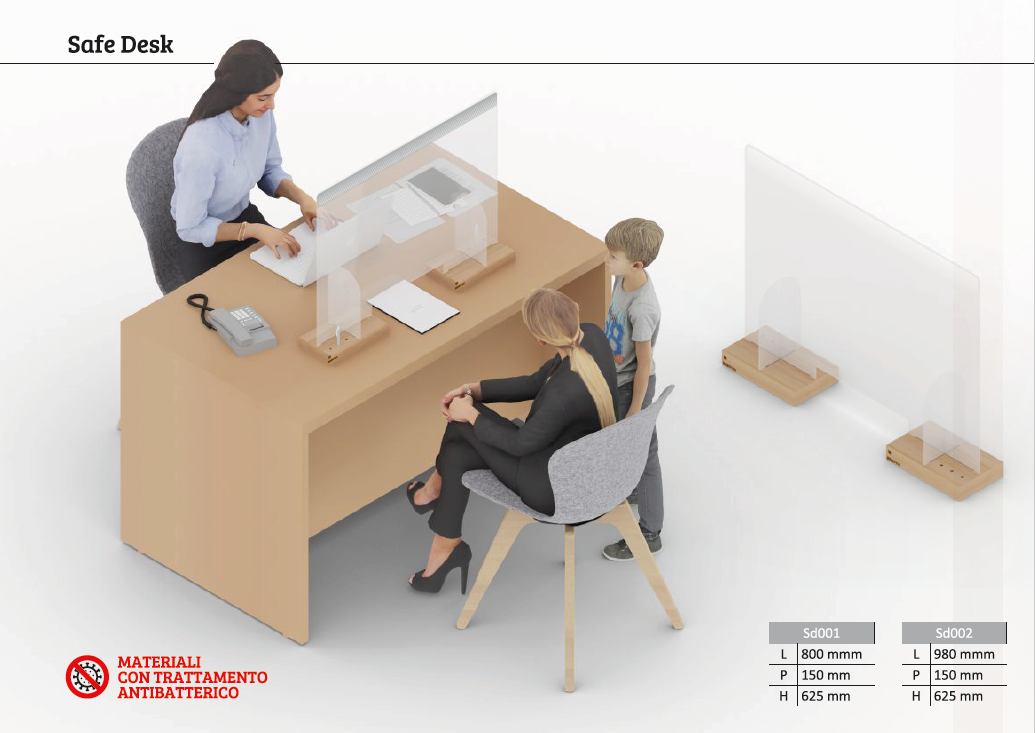 Il Pianeta delle idee Arredare Safe Desk – Lavorare in sicurezza