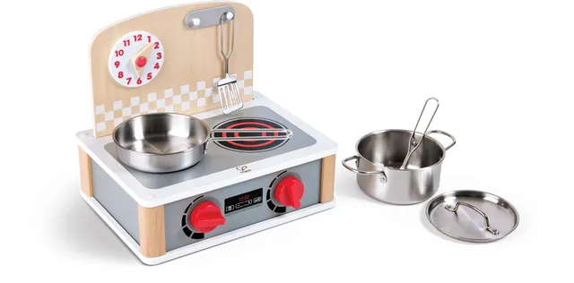 Hape Cucina e accessori Cucinetta portatile 2 in 1 cucina giocattolo legno
