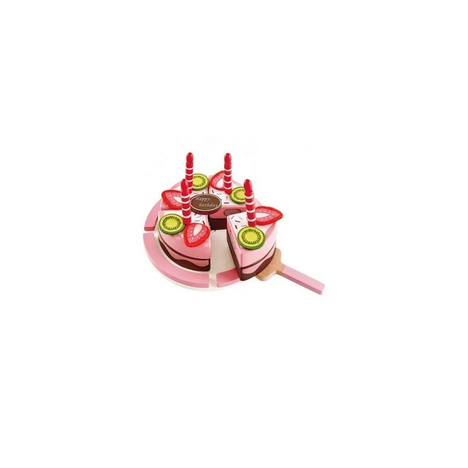 Hape Cucina e accessori E3140 Double Flavoured Birthday Cake torta giocattolo