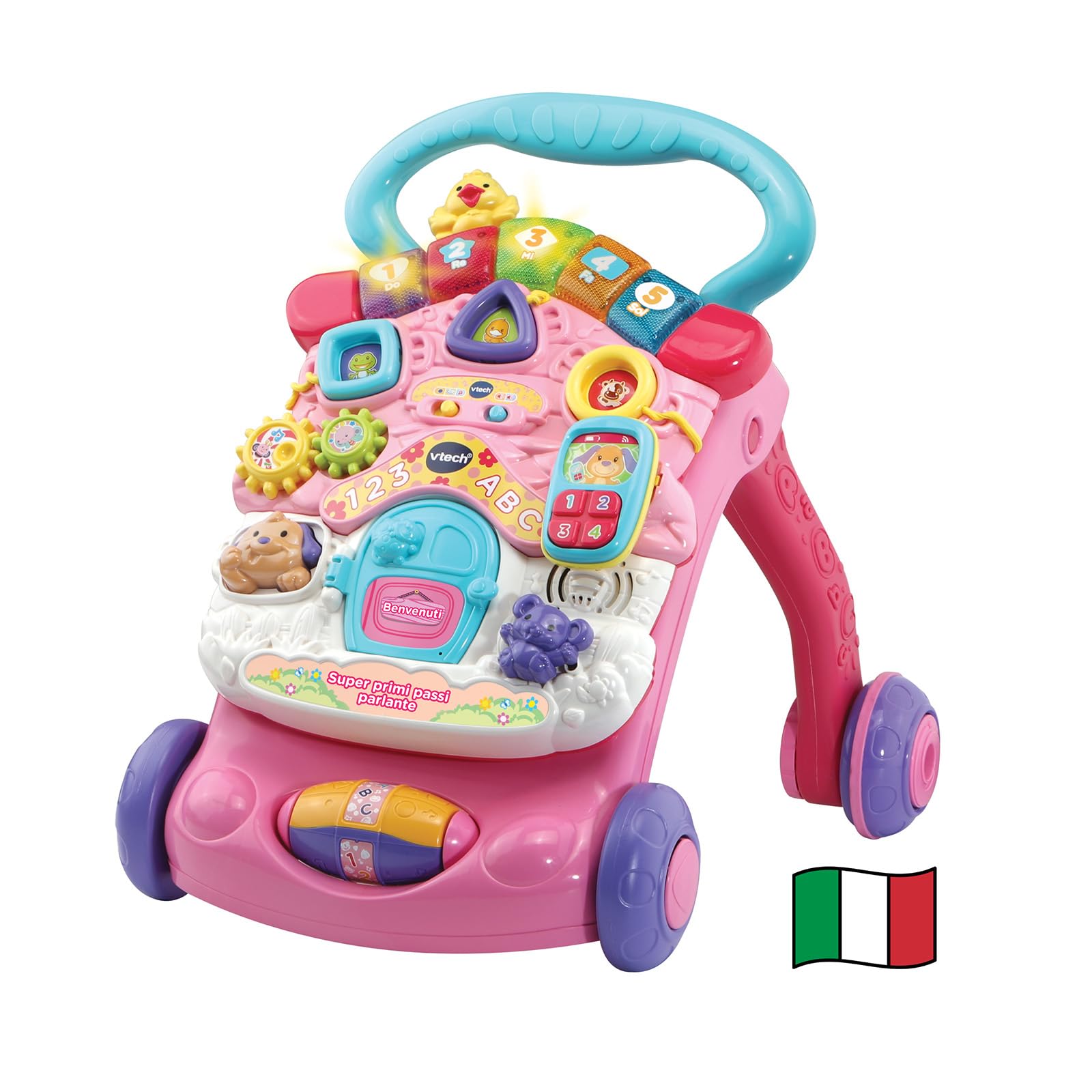V-Tech Giocattoli 1-3 anni Super Primi Passi Parlante Primipassi arancione