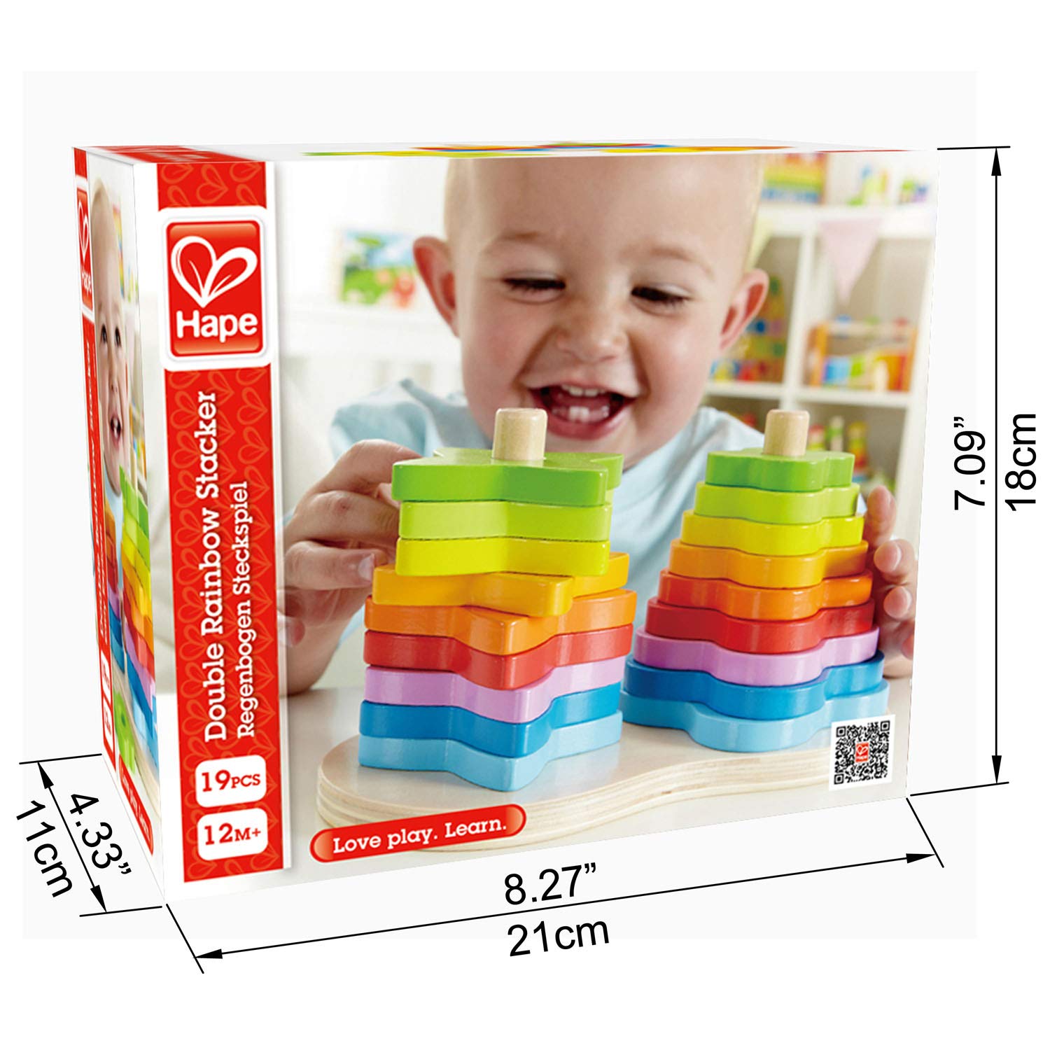 Hape Giocattoli per le abilità motorie HAP-E0406 E0406 gioco multicolore