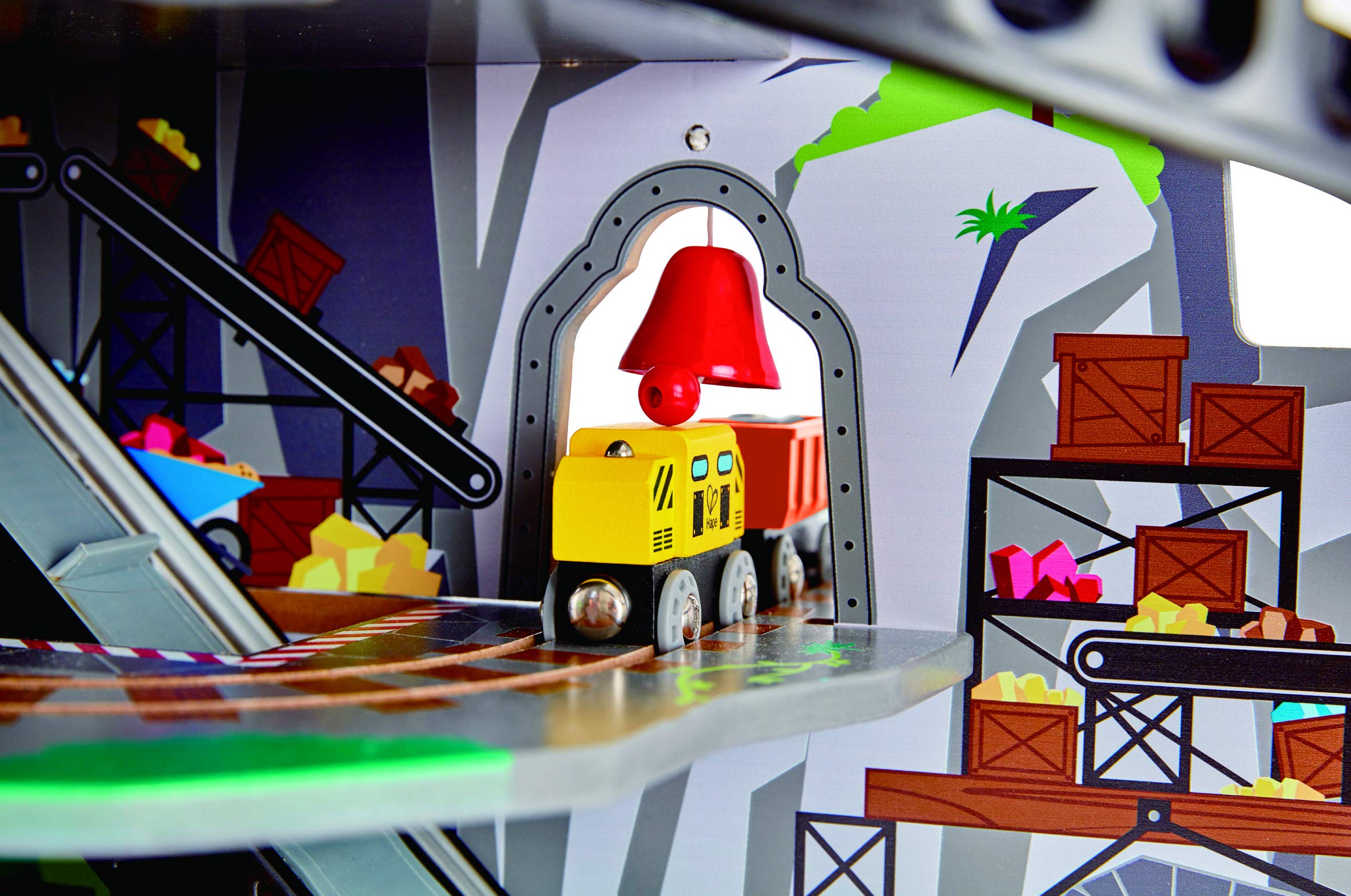 Hape Treno Mega Miniera Montana set ferroviario multilivello