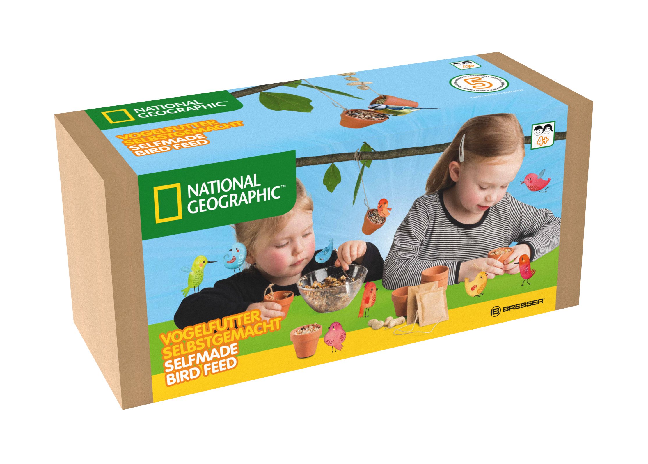 National Geographic Kit scientifici e di scoperta Cibo per uccelli fatto in casa