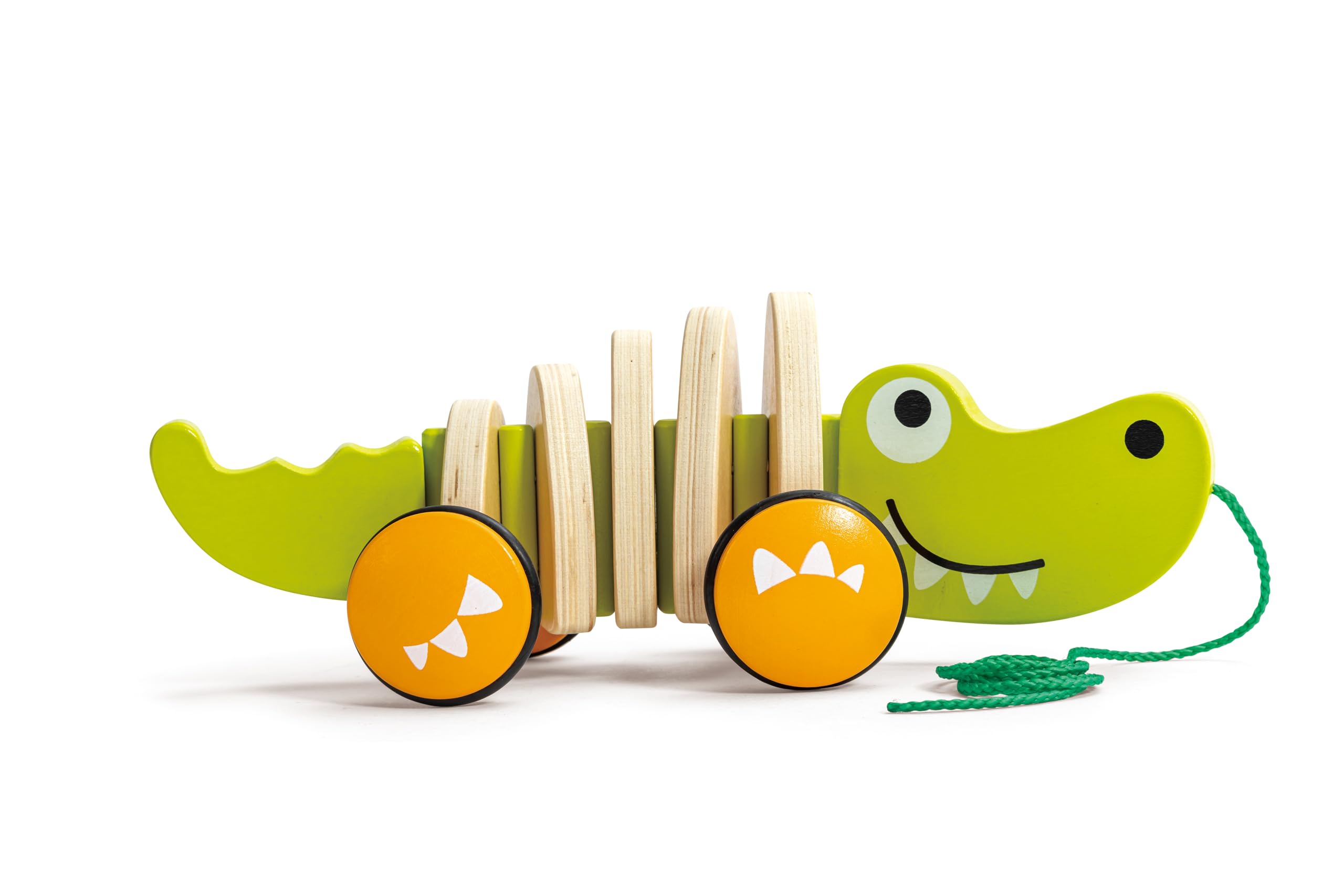Hape Giocattoli per le abilità motorie E0348 Coccodrillo Multi Curve in legno