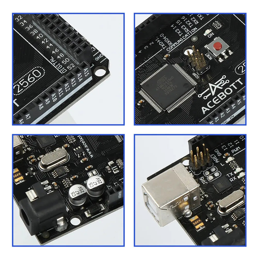 ACEBOTT Controller Boards & Shields QA003 Development Board scheda Mega R3 USB