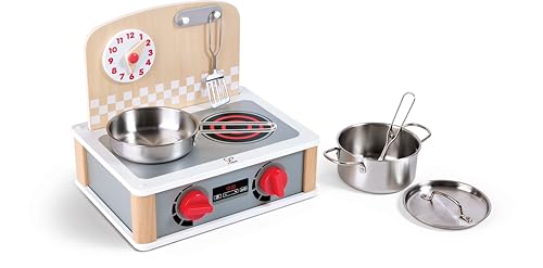 Hape Cucina e accessori Cucinetta portatile 2 in 1 cucina giocattolo legno