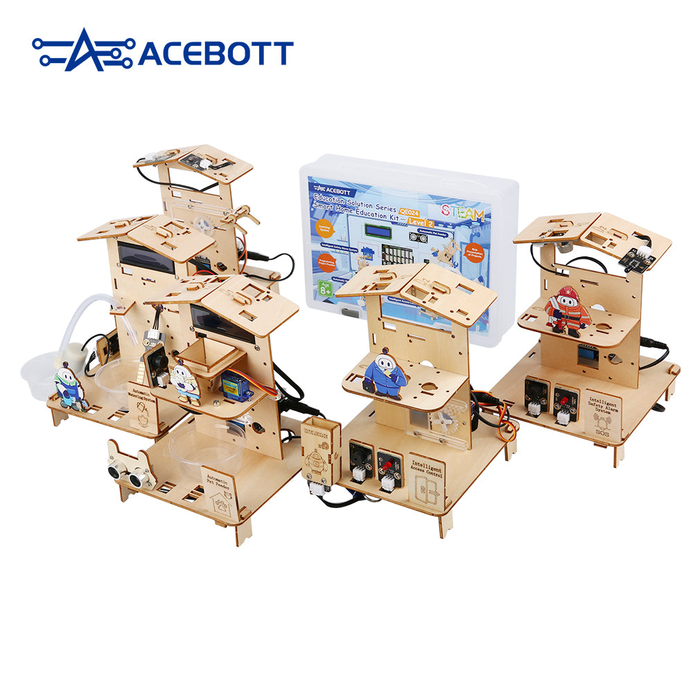 ACEBOTT Education Solution Series QE024 Kit smart home STEM ESP32 per 8-16 anni
