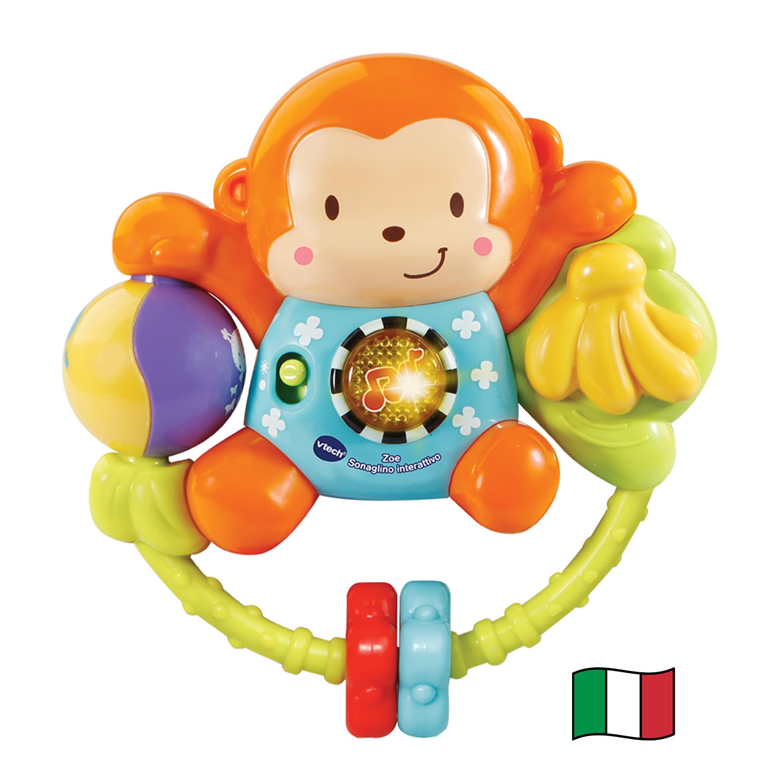 V-Tech Giocattoli 0-12 mesi Leo sonaglino interattivo 3-36 mesi