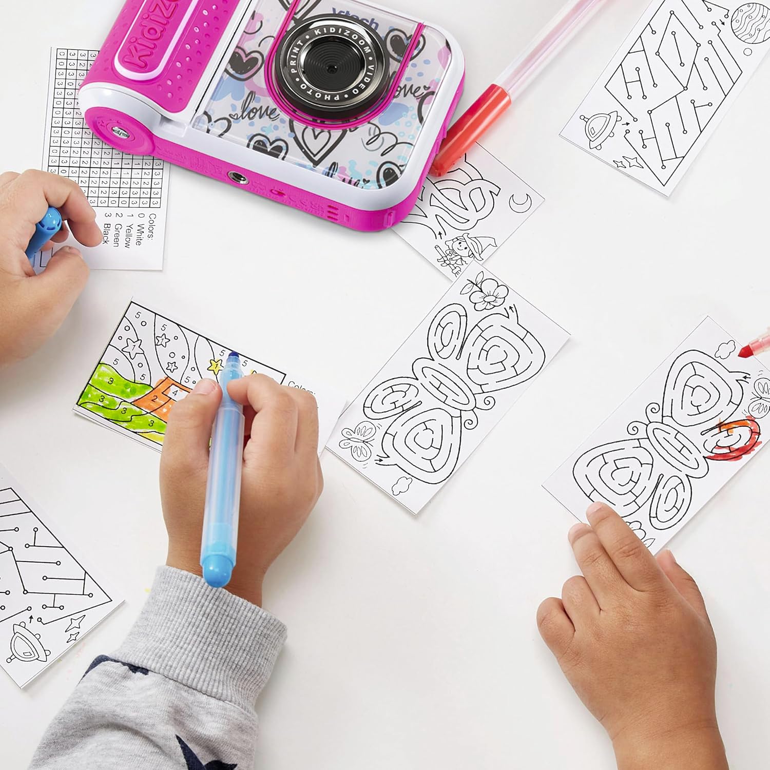VTech Kidizoom Printcam fotocamera rosa con stampa istantanea