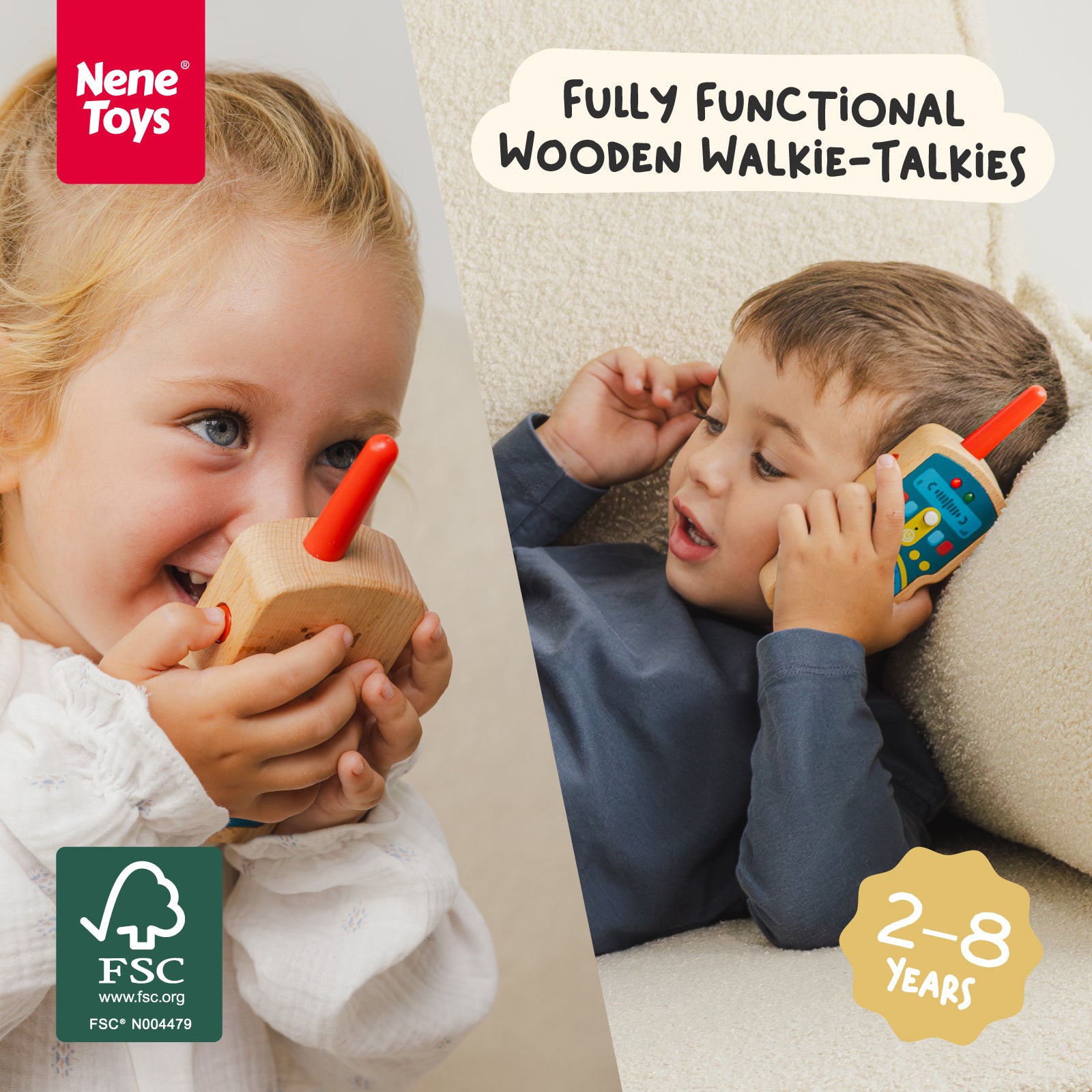 Nene Toys Vehicles & Adventure Walkie Talkies for Kids - Fully Functional walkie talkie