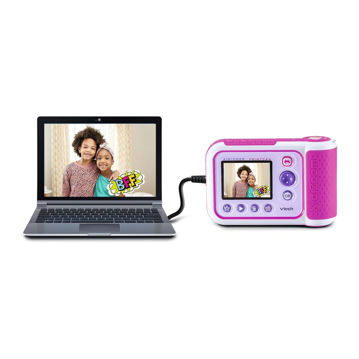VTech Kidizoom Printcam fotocamera rosa con stampa istantanea