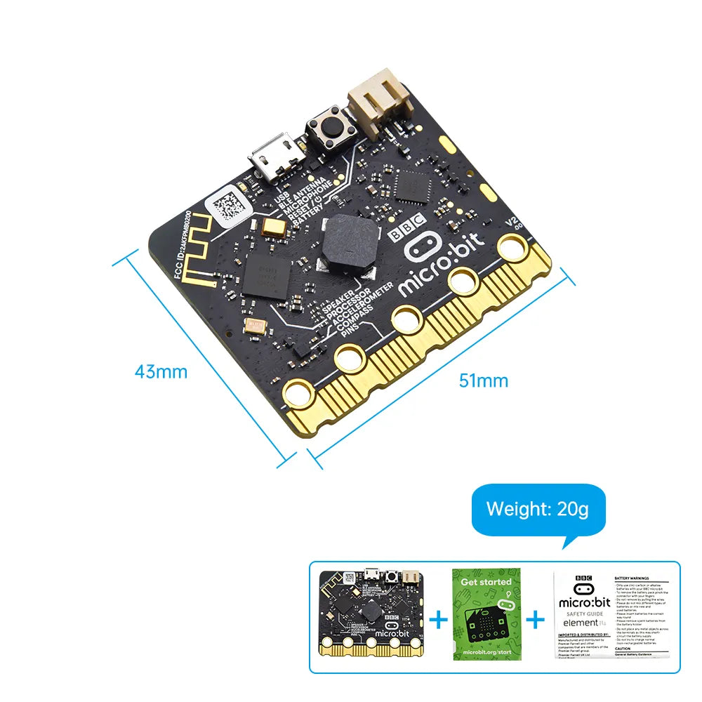 ACEBOTT Controller Boards & Shields BBC Micro: Bit V2.2 scheda di sviluppo