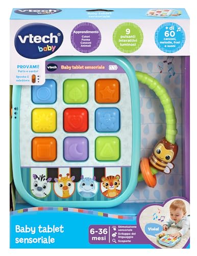 VTech Baby Tablet sensoriale interattivo 6-36 mesi luminoso