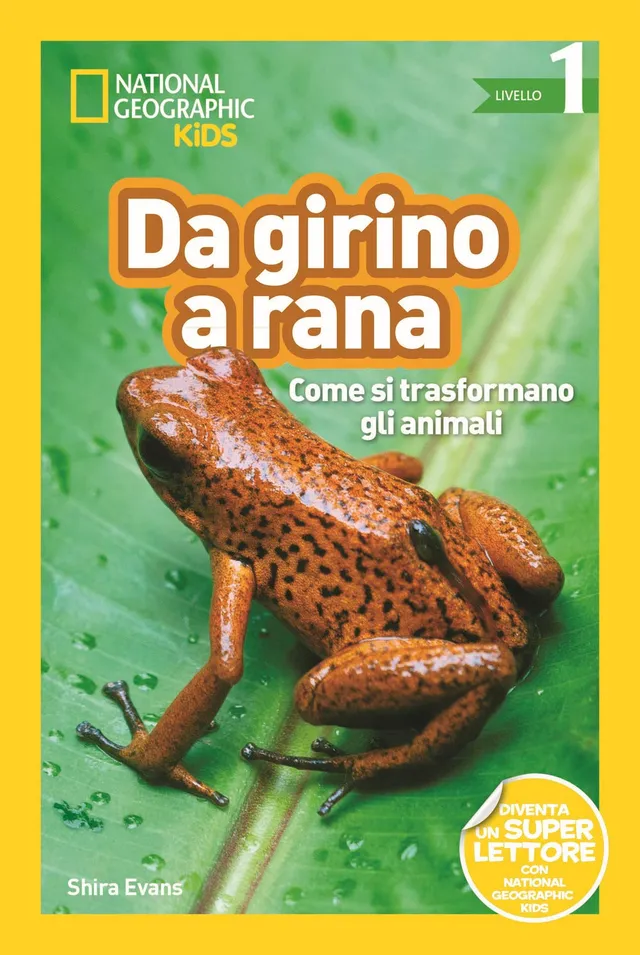 National Geographic Kids – Libri Da girino a rana. Come si trasformano gli animali. Livello 1. Diventa un super lettore libro a colori