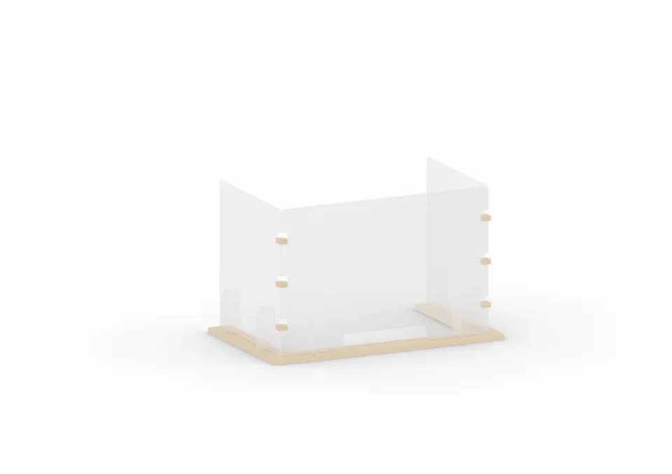 Il Pianeta delle idee Arredare Safe Desk Model C protezione scrivania