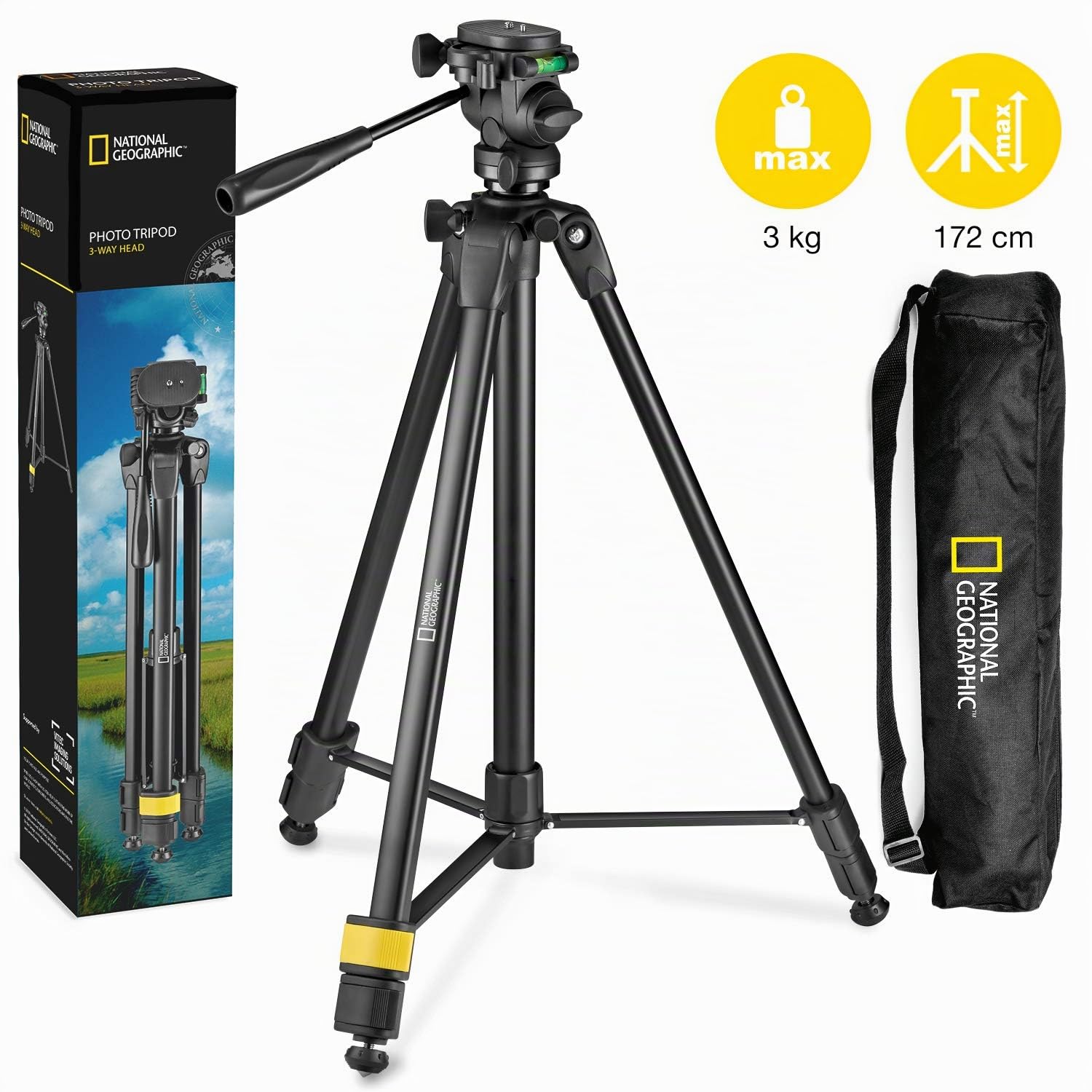National Geographic Stazioni meteorologiche ed elettronica outdoor treppiede foto Large w/Mon
