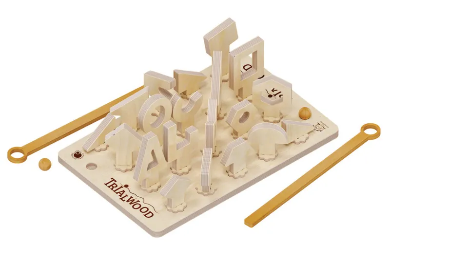 Il Pianeta delle idee I CarloSauri Trial Wood gioco di abilità in legno