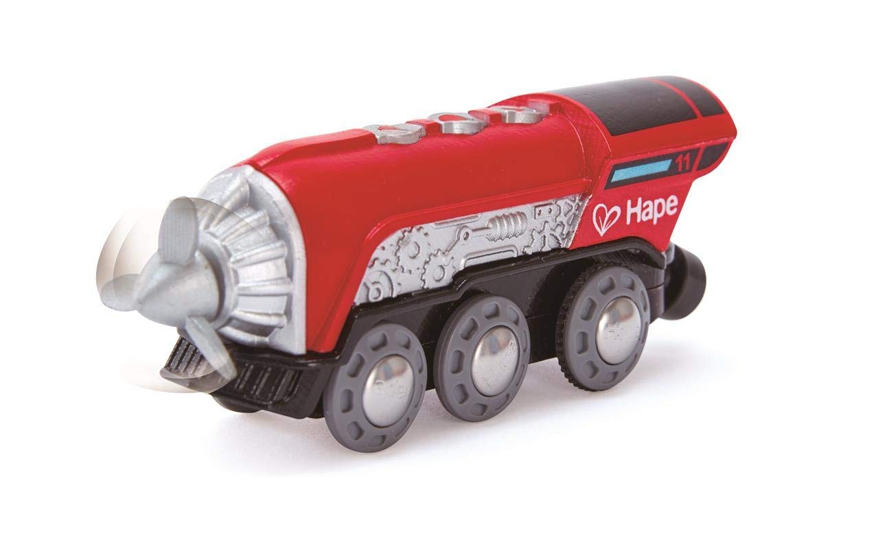 Hape Treno Locomotiva a batteria con elica trenino rosso