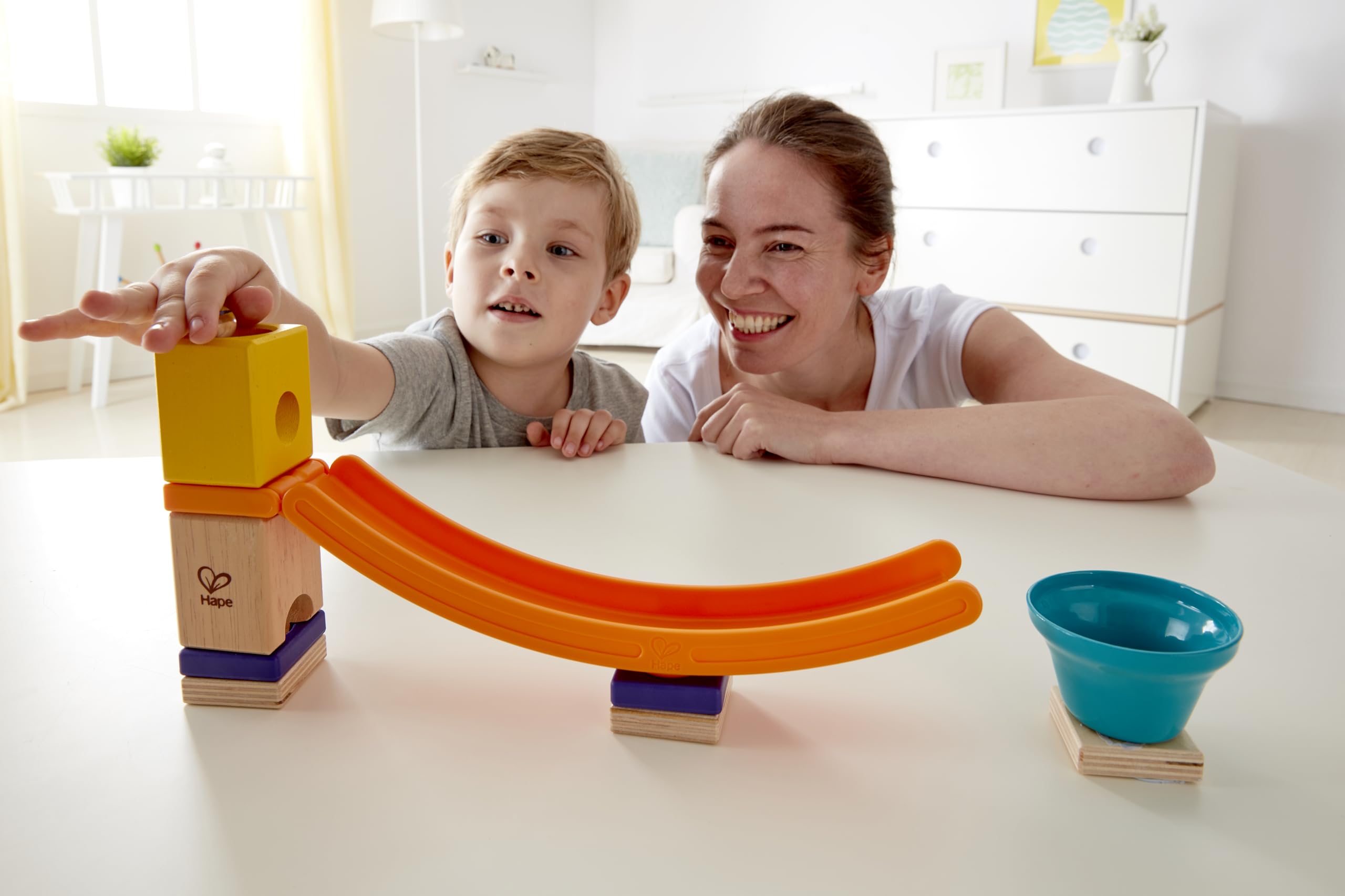 Hape Quadrilla Mega Trampolino espansione pista di biglie
