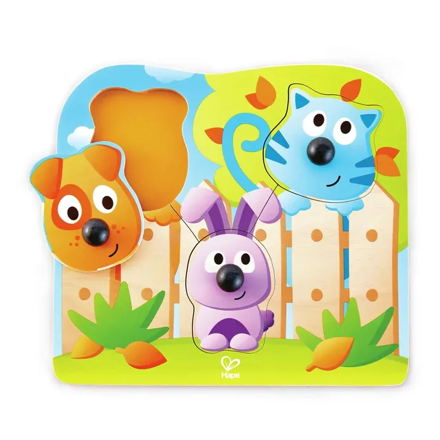 Hape Puzzle Big Nose Pet puzzle in legno educativo