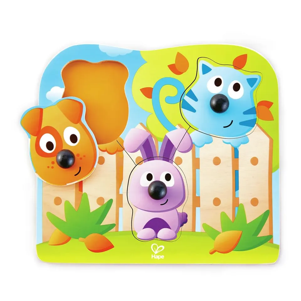 Hape Puzzle Big Nose Pet puzzle in legno educativo