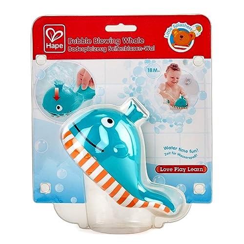Hape Giochi da bagno Balena Soffia Bolle blu