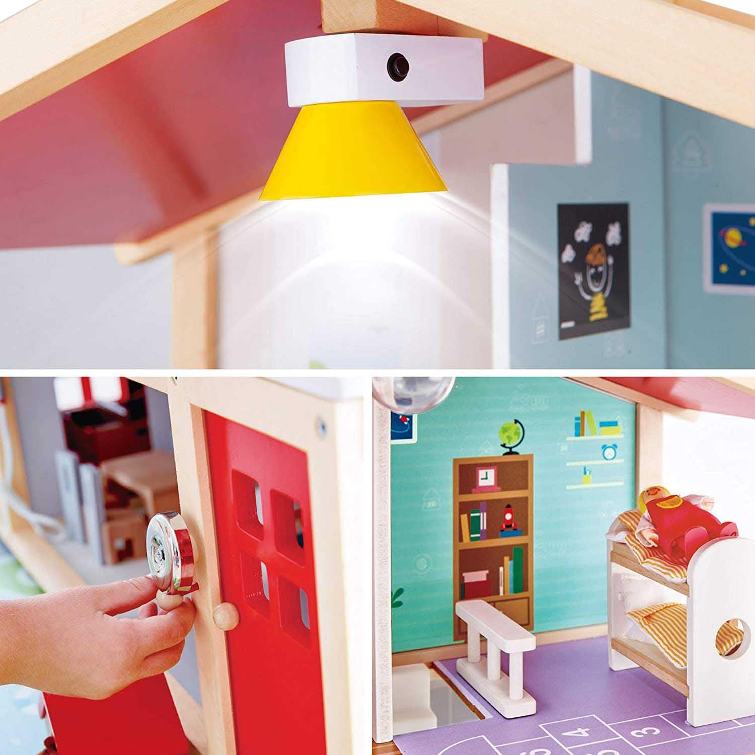Hape Case delle bambole e accessori Villa delle bambole in legno