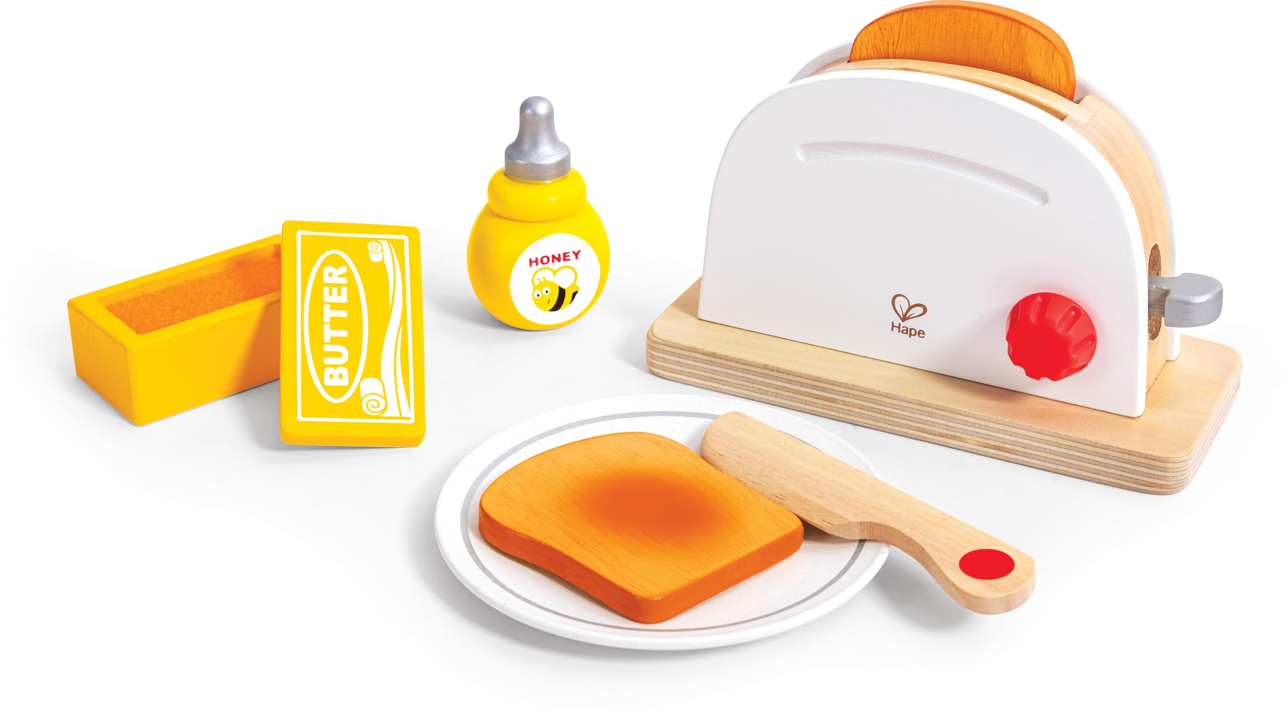 Hape Cucina e accessori Set Tostapane gioco per la colazione