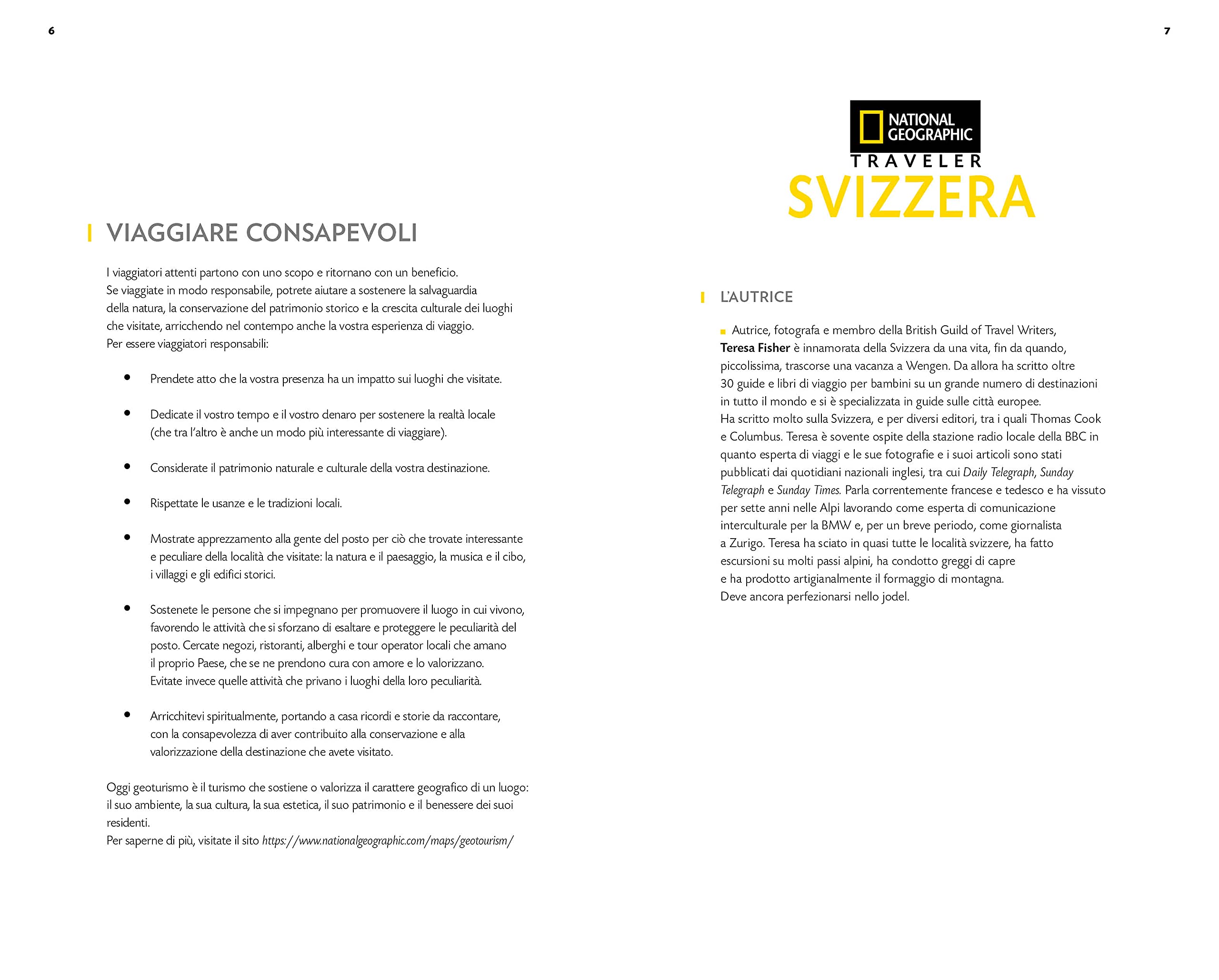 National Geographic Le Guide Traveler di National Geographic Svizzera guida turistica