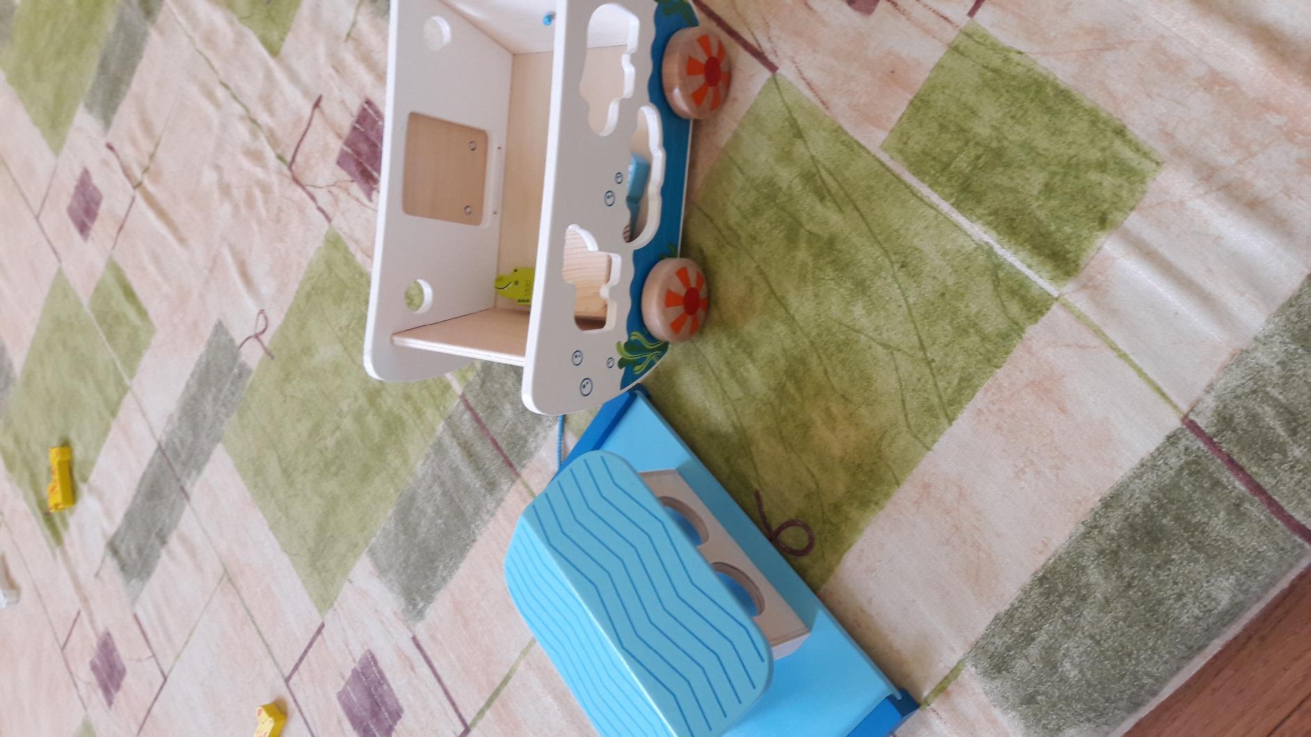 Hape Giocattoli educativi Arca di Noè gioco in legno forme