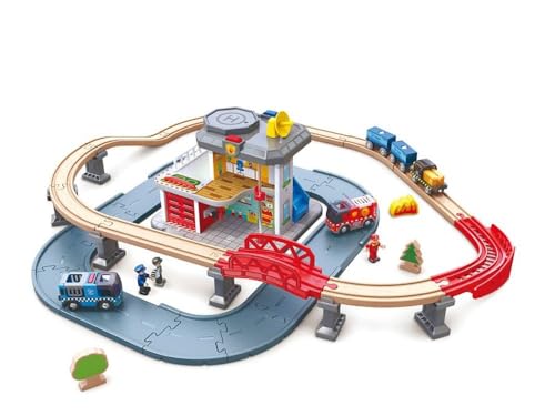 Hape Giochi di ruolo Quartier Generale polizia e vigili del fuoco set