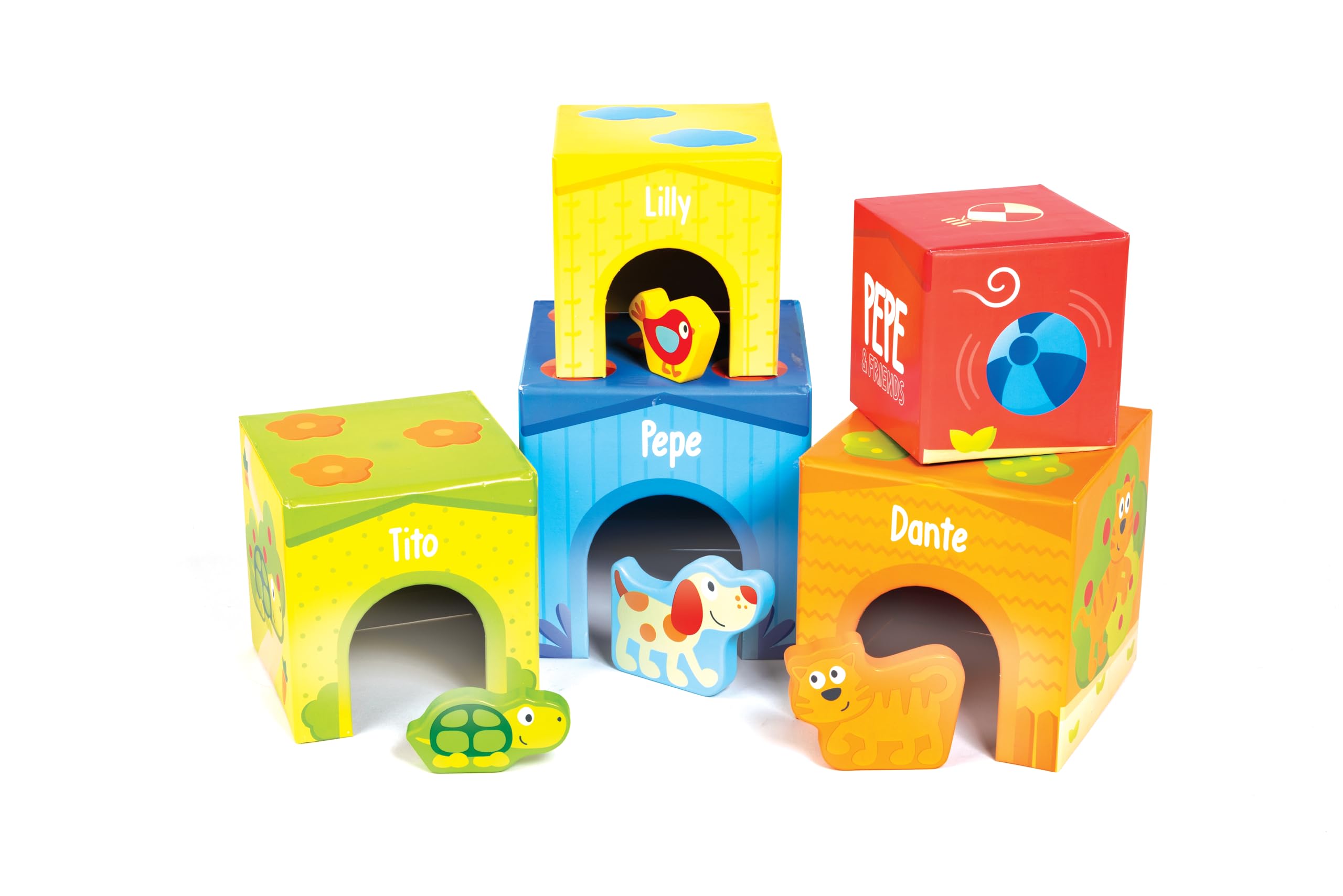 Hape Puzzle Puzzle 3 in 1 in legno Pepe e i suoi amici
