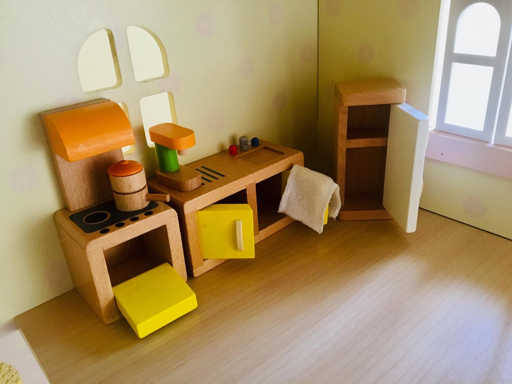 Hape Mobili Cucina casa delle bambole cucina giocattolo in legno