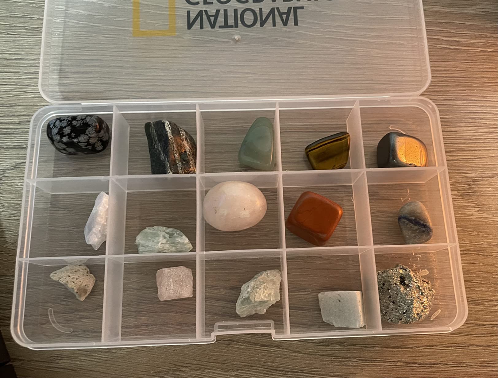 National Geographic Kit scientifici e di scoperta JM80571M rocce e minerali 15 pezzi