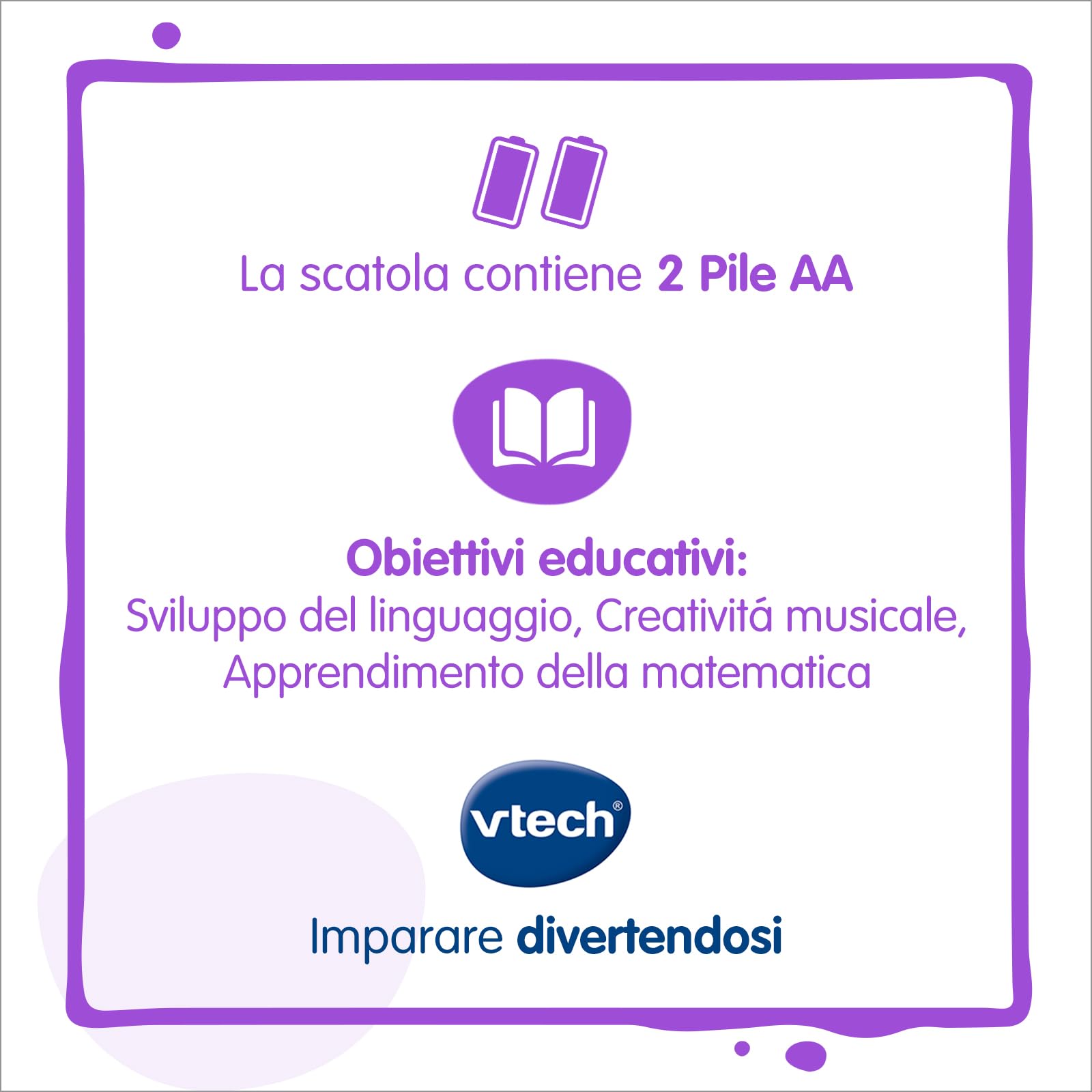 V-Tech Giocattoli 3-6 anni Bit Smart tablet educativo 2-5 anni