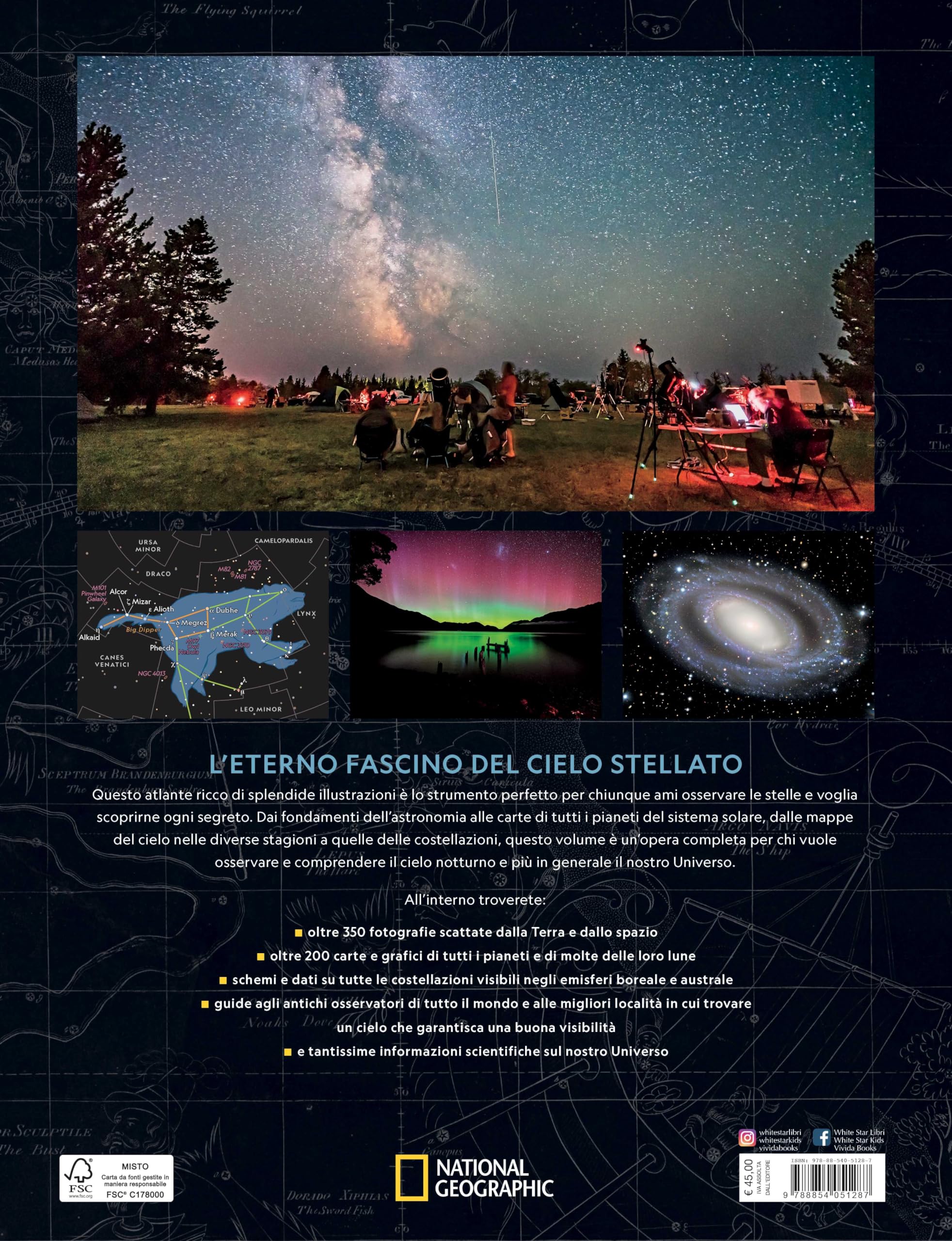 National Geographic – Libri Atlante delle Stelle libro illustrato edizione esclusiva