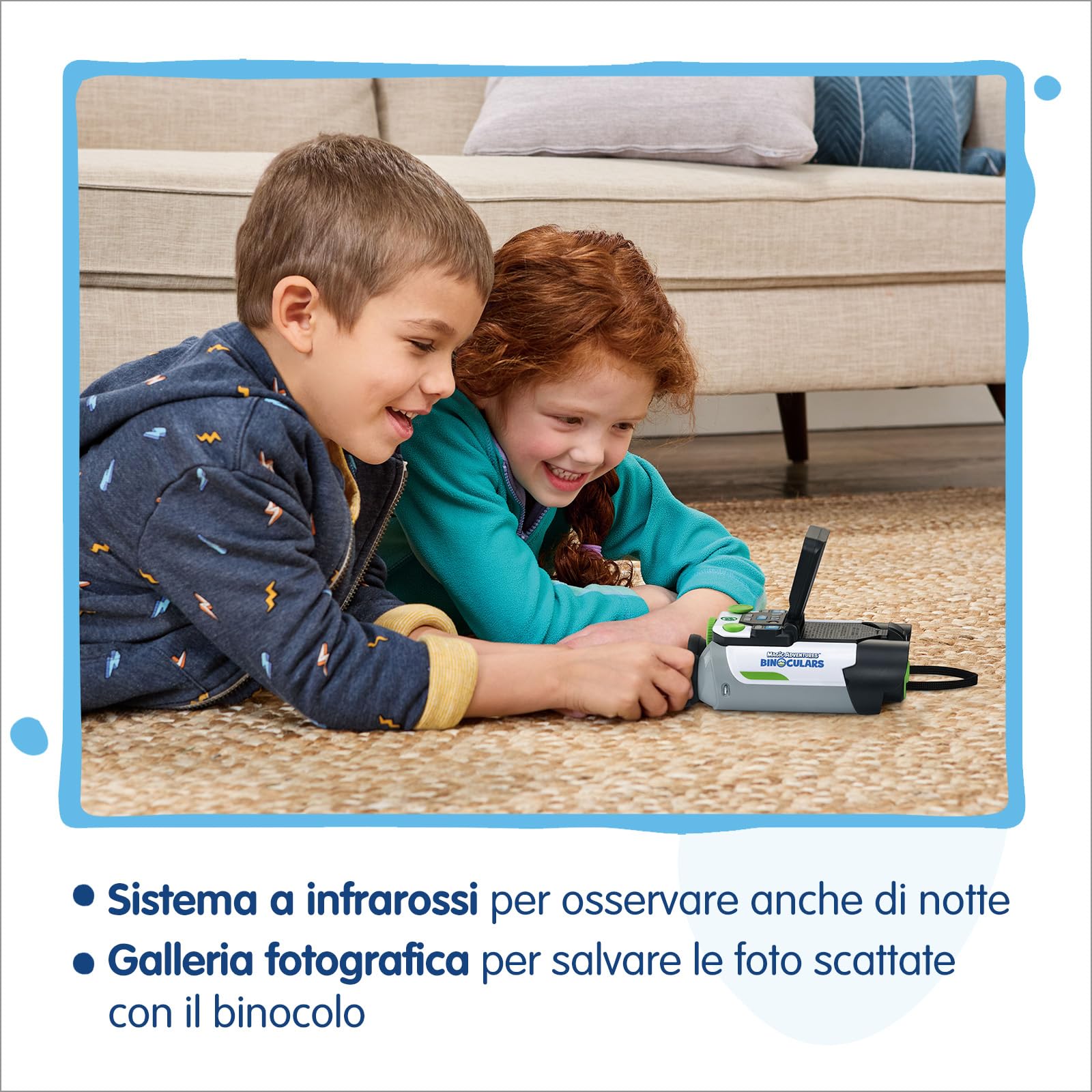 V-Tech Giocattoli 6 anni e + Video Binocolo interattivo 10x visione notturna