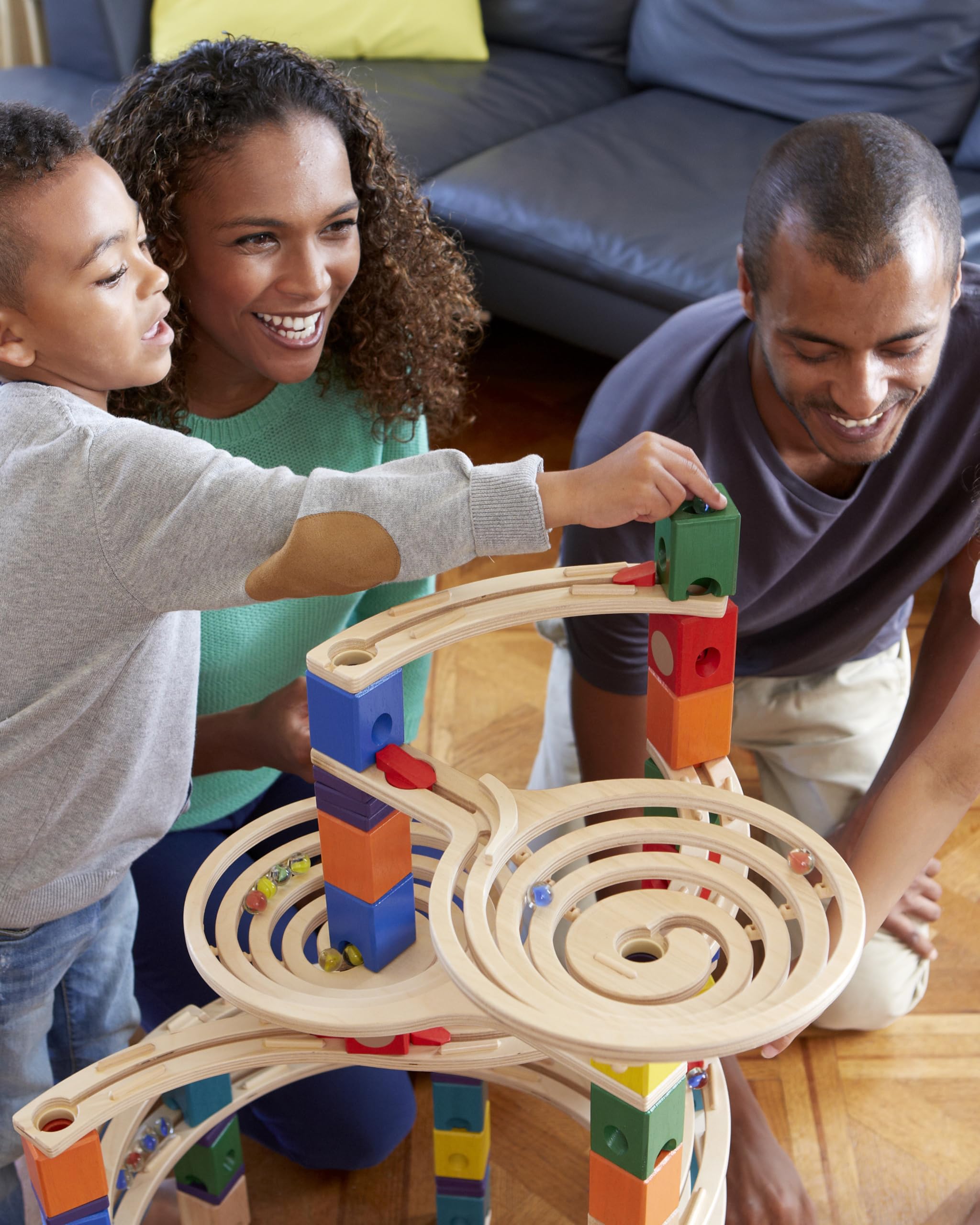 Hape Quadrilla Ciclone pista per biglie in legno 198 pezzi