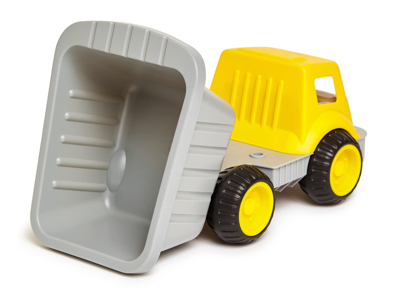Hape Giochi autoribaltabile Carica e Trasporta camion giallo