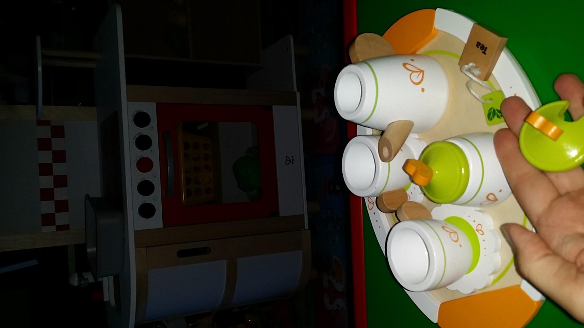Hape Cucina e accessori E3124 Servizio da tè per Due in legno