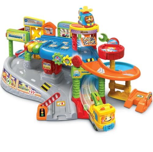 VTech Vroom Vroom Go Il Mio Primo Garage pista macchinine parlante