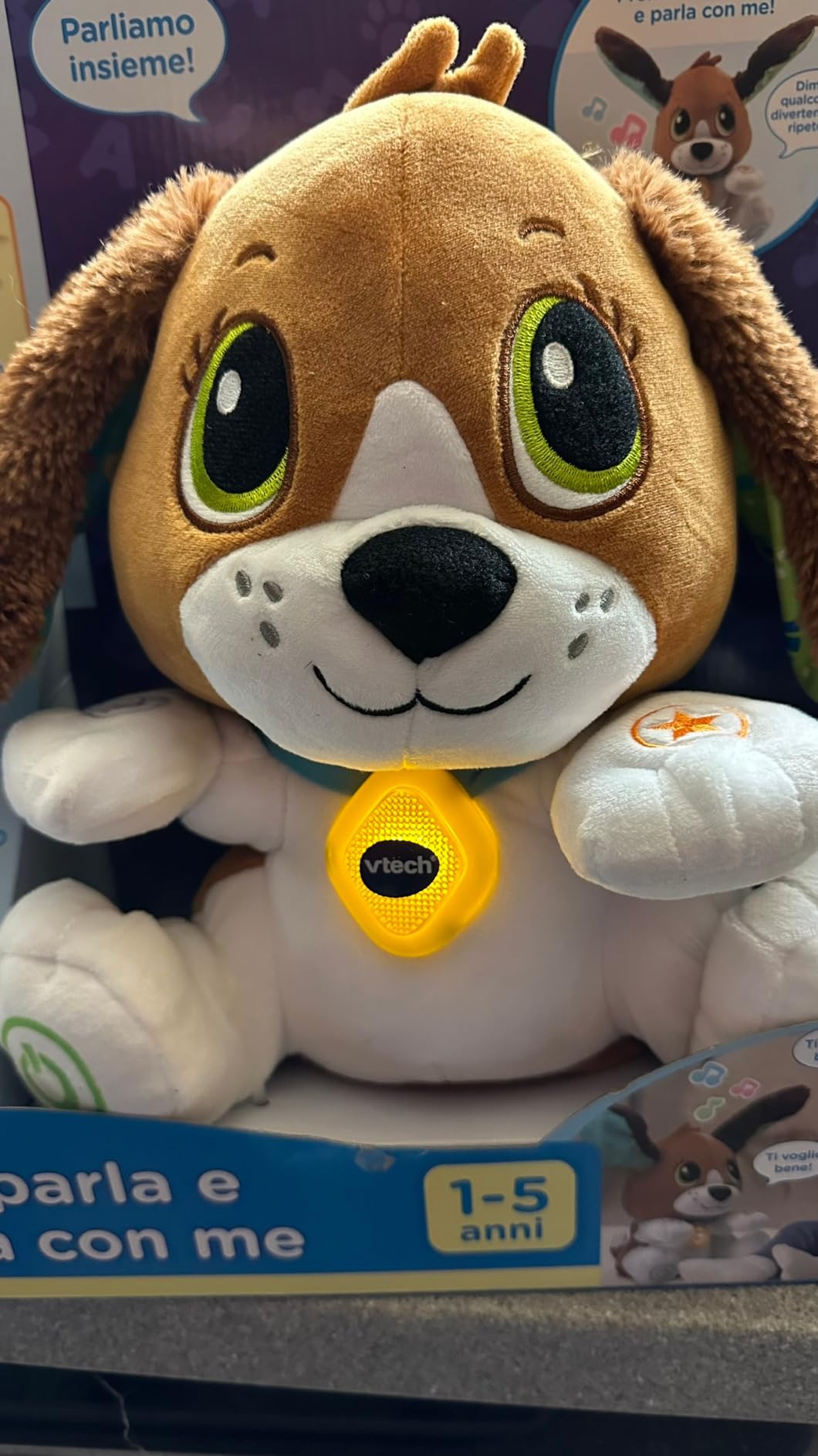 VTech Giocattoli 1-3 anni Fido, Parla e Gioca con Me peluche interattivo