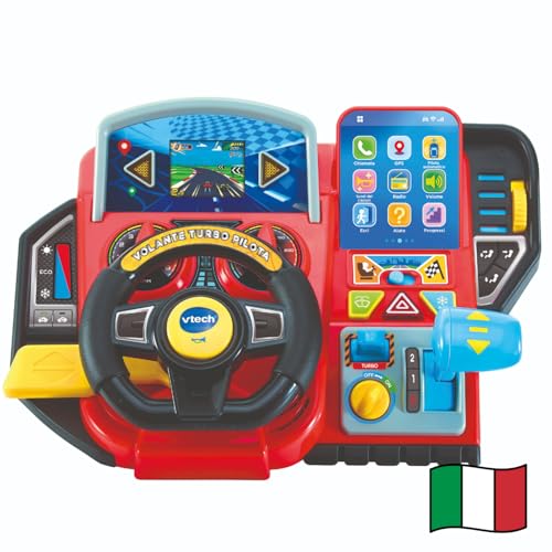 VTech Giocattoli 3-6 anni Volante Turbo Pilota volante interattivo 3-8 anni