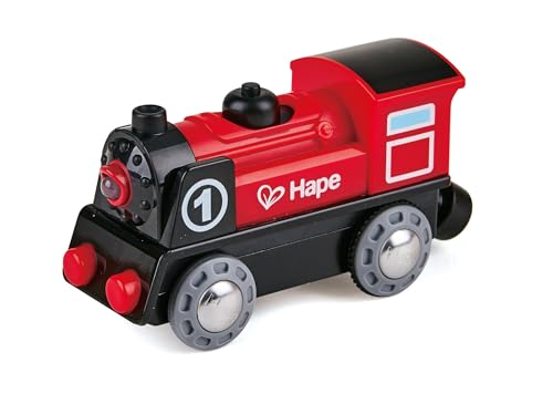 Hape Treno Locomotiva a Batteria con luce e retromarcia