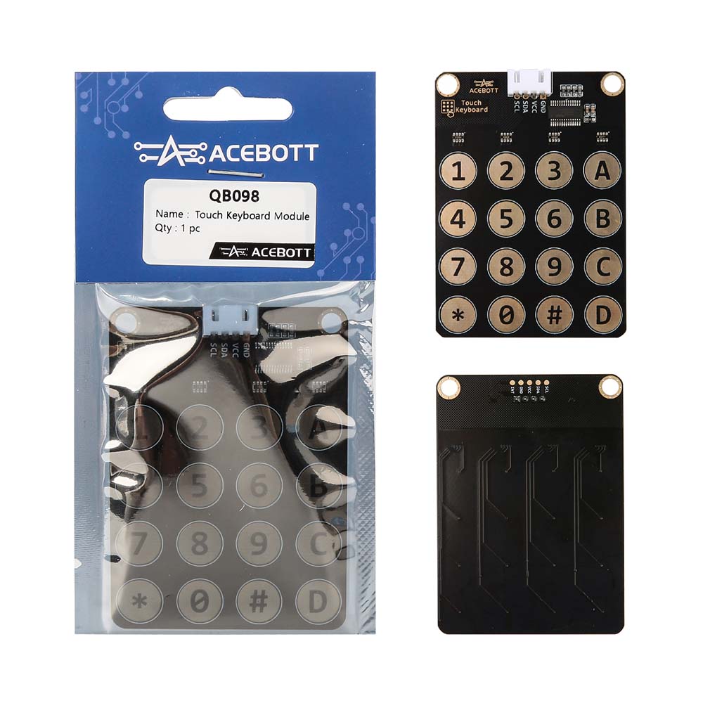 ACEBOTT Electronic Modules Touch Keyboard Module tastierino touch 4×4
