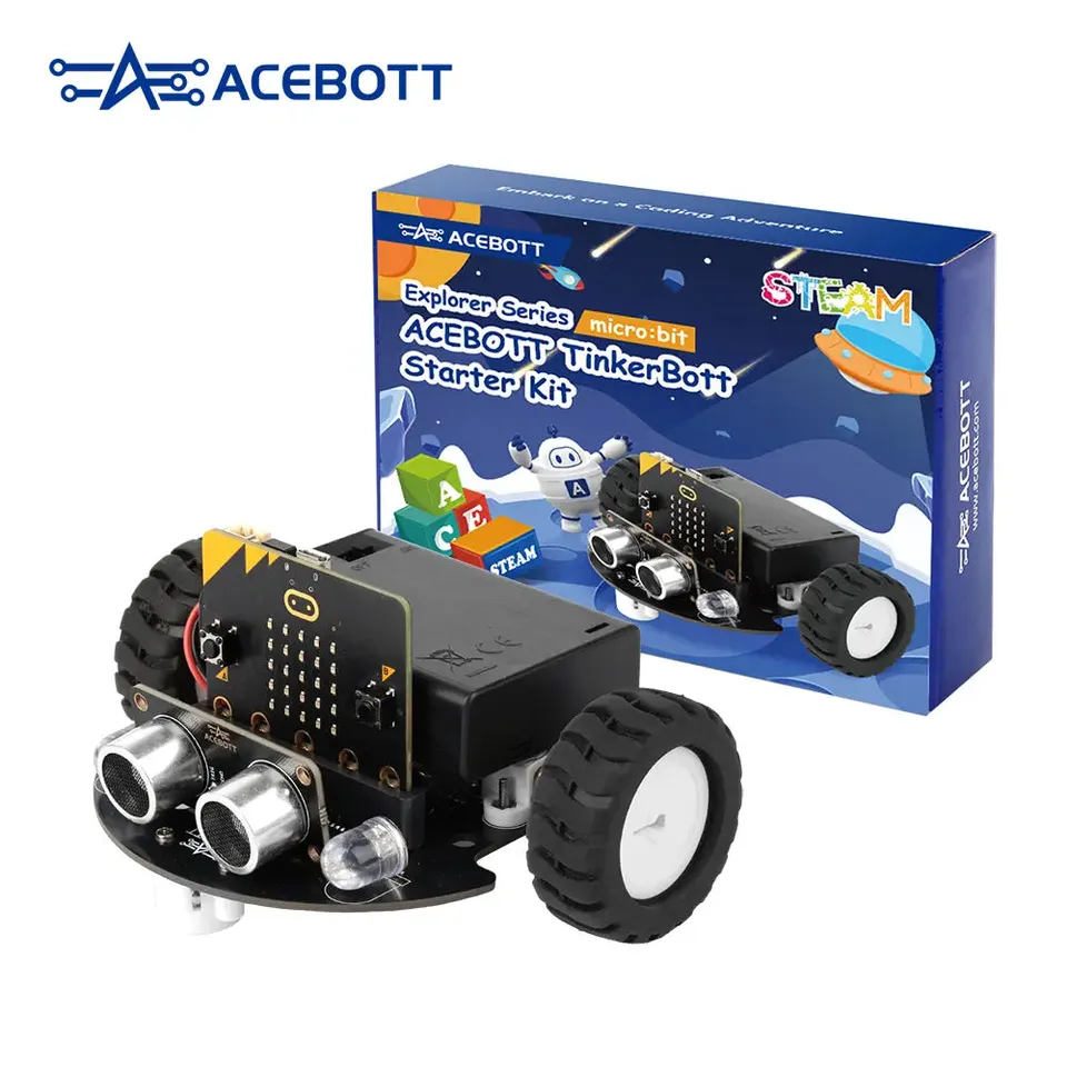 ACEBOTT Explorer Series QD024 TinkerBott Micro:bit Robot Car Kit robot programmabile